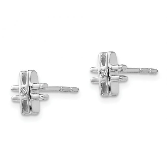 Cross Diamond Earrings Coast to Coast Jewelry